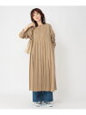 【SALE/60%OFF】切り替えプリーツワンピース studio CLIP スタディオクリップ ワンピース・ドレス ワンピース グレー ベージュ【RBA_E】...