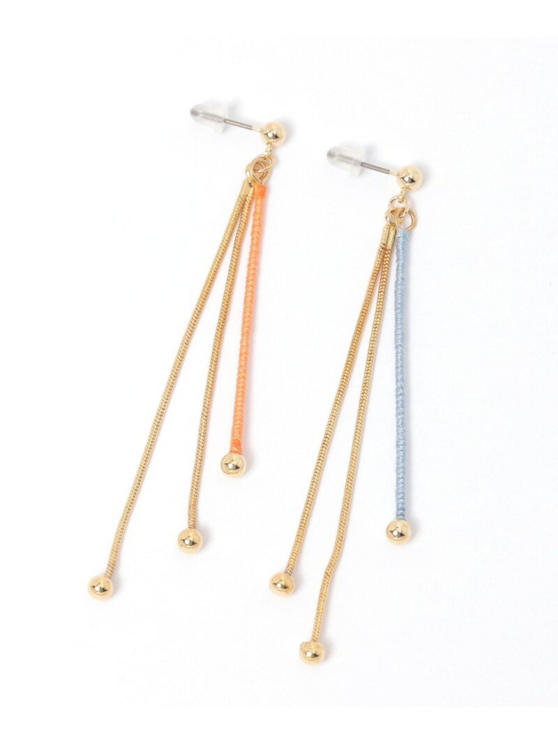 【SALE／30%OFF】糸巻きバーピアス studio CLIP スタディオクリップ アクセサリー・腕時計 ピアス イエ..