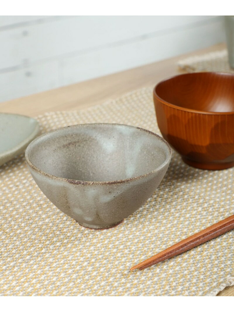 信楽焼 飯椀 studio CLIP スタディオクリップ 食器・調理器具・キッチン用品 食器・皿 ホワイト グレー..