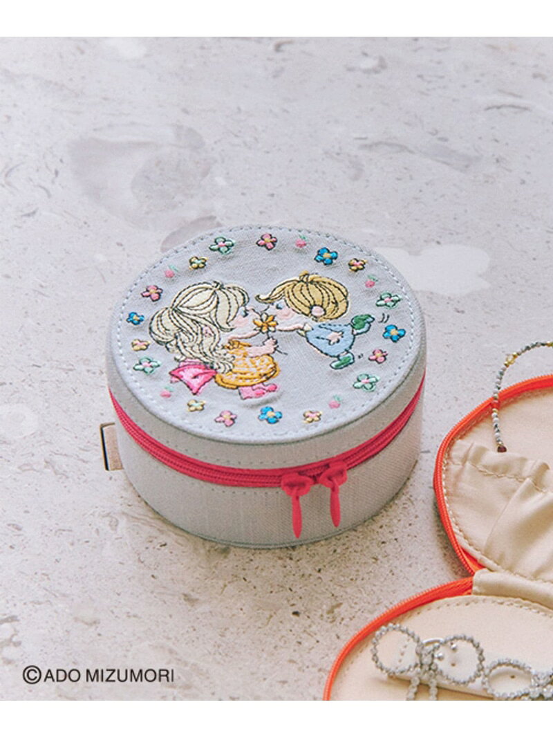 【SALE／30%OFF】アクセサリーケース M[水森亜土コラボ] studio CLIP スタディオクリップ インテリア・生活雑貨 収納用品・棚・ラック ブルー【RBA_E】[Rakuten Fashion]