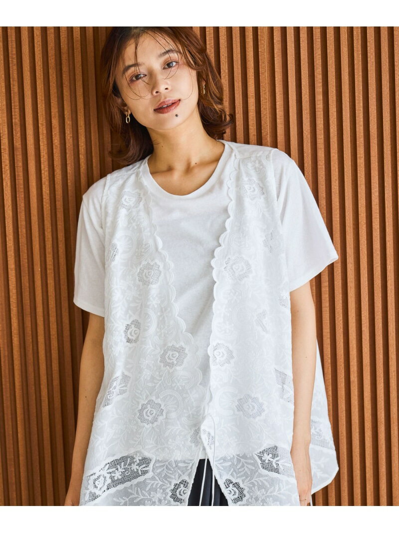 【SALE/20%OFF】カシュクールレースベ...の紹介画像3