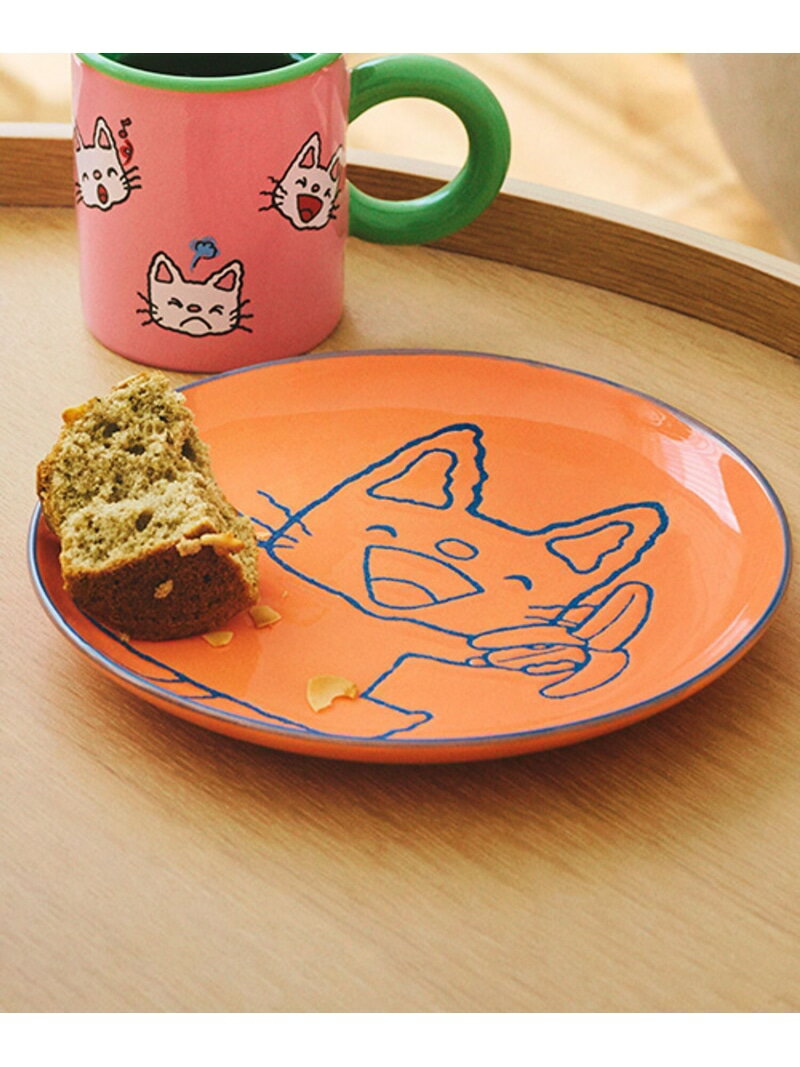 和食器 ツ436-288 ゆず天目 丸3.0皿【メイチョー】