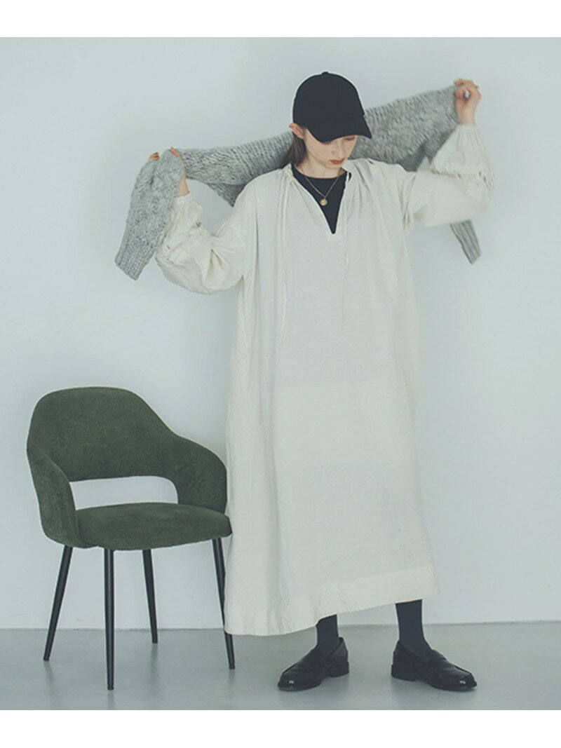 《natural by clip》14リネンレースワンピース natural by clip スタディオクリップ ワンピース・ドレス ワンピース ブラック ホワイト【送料無料】[Rakuten Fashion]