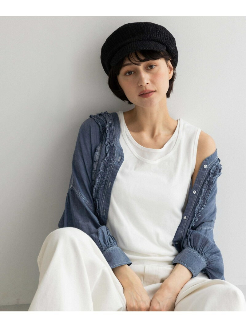 Rakuten - 《natural by clip》コットンレイヤードタンクSET natural by clip スタディオクリップ トップス ノースリーブ・タンクトップ ホワイト ブラック ブルー[Rakuten Fashion]