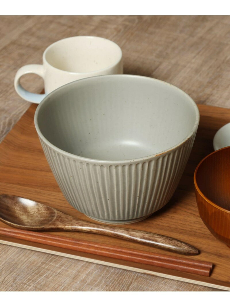 Rakuten - 波佐見焼 浮き彫り丼 studio CLIP スタディオクリップ 食器・調理器具・キッチン用品 食器・皿 グレー イエロー[Rakuten Fashion]