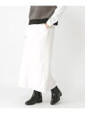 【SALE／50 OFF】(W)DAYS-ピケナローSK studio CLIP スタディオクリップ スカート ロング マキシスカート ホワイト グレー ブラック【RBA_E】 Rakuten Fashion