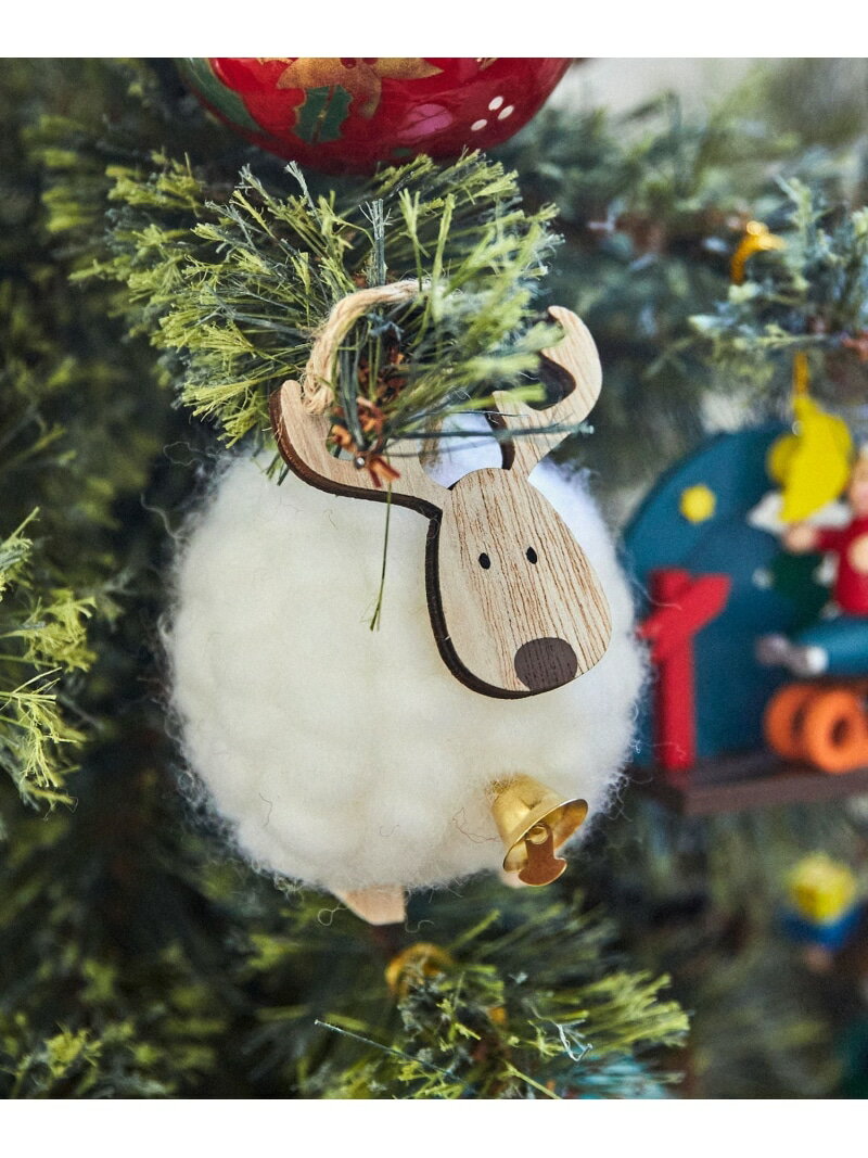 もこもこボールオーナメント [CHRISTMAS 2025] studio CLIP スタディオクリップ インテリア・生活雑貨 その他のインテリア・生活雑貨 レッド ホワイト ブラウン[Rakuten Fashion]のサムネイル