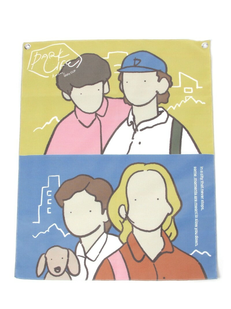 【daily CLIP×Rooo Lou】タペストリー daily CLIP スタディオクリップ インテリア・生活雑貨 フォトフ..