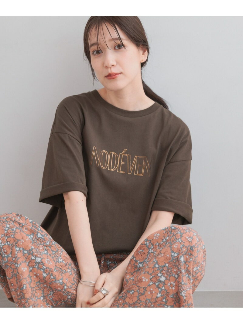 Rakuten - 箔ロゴプリントTシャツ studio CLIP スタディオクリップ トップス カットソー・Tシャツ ブラウン ホワイト ベージュ【送料無料】[Rakuten Fashion]