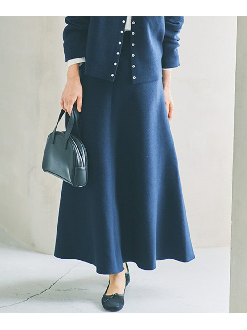 12ゲージニットフレアスカート[プチ・プラスサイズあり]《オケージョン2025AW》 studio CLIP スタディ..