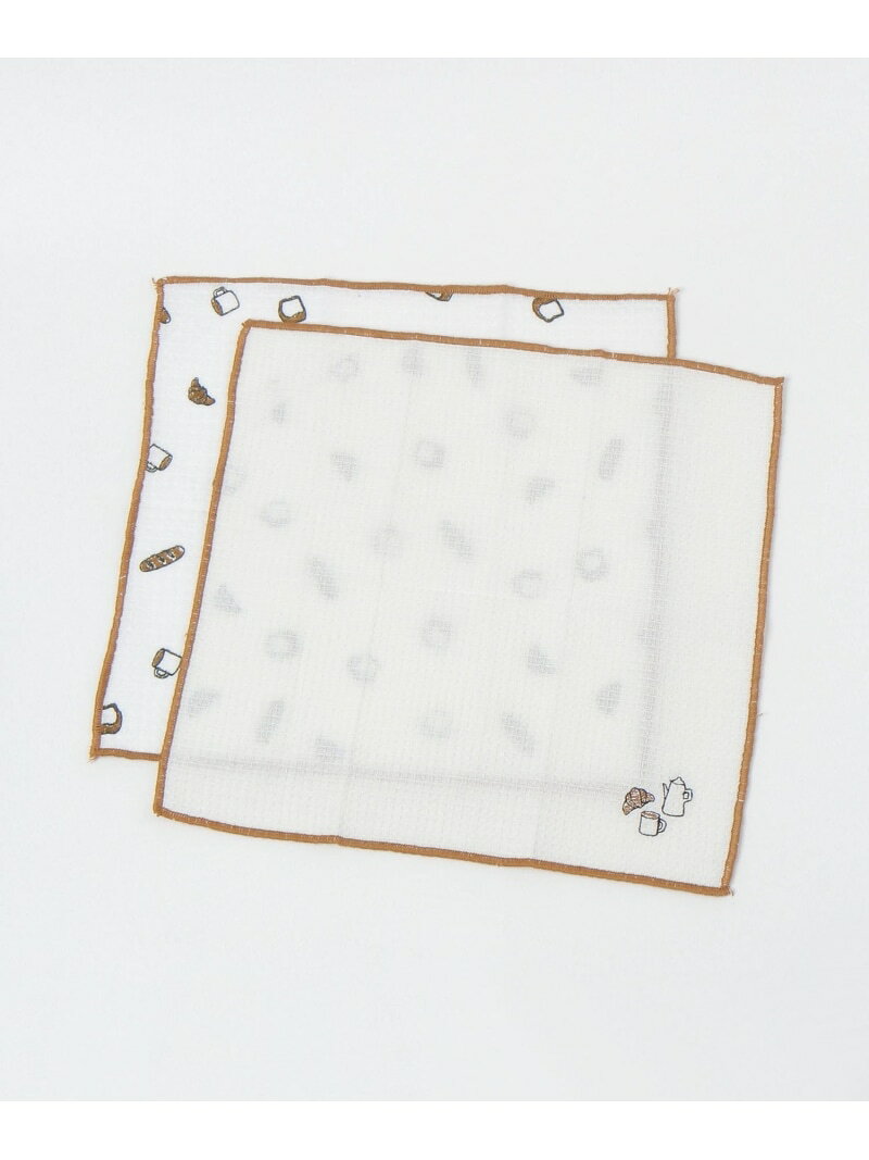 刺繍プリントクロス2P studio CLIP スタディオクリップ 食器・調理器具・キッチン用品 その他の食器・調理器具・キッチン用品[Rakuten Fashion] studioclip-10032473 studio CLIP/スタディオクリップ サンプル画像3