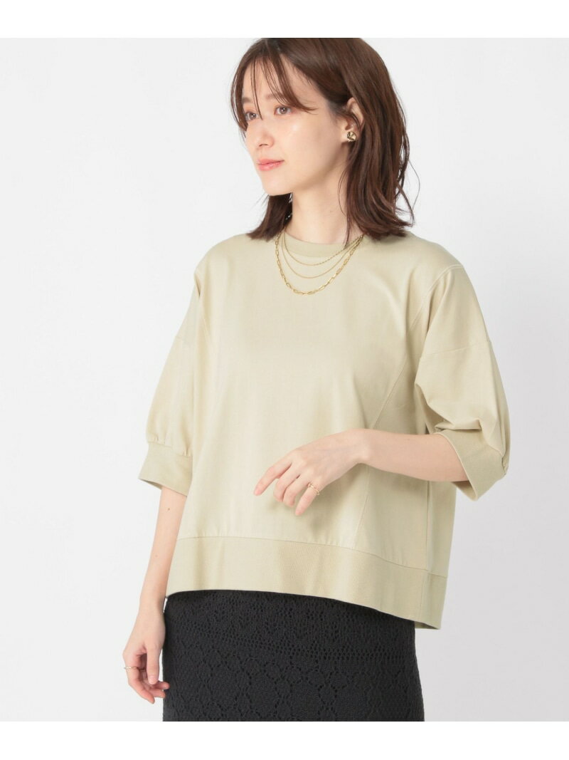 樂天商城 - 【SALE／70%OFF】【接触冷感・抗菌防臭】切り替えリブプルオーバー studio CLIP スタディオクリップ トップス カットソー・Tシャツ グレー ベージュ【RBA_E】[Rakuten Fashion]