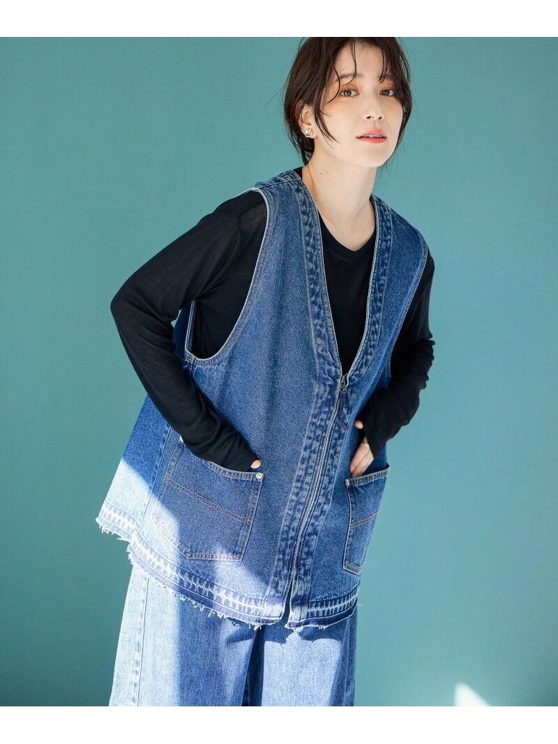 【SALE／40%OFF】ZIPデニムベスト《CLIP denim》 studio CLIP スタディオクリップ ...