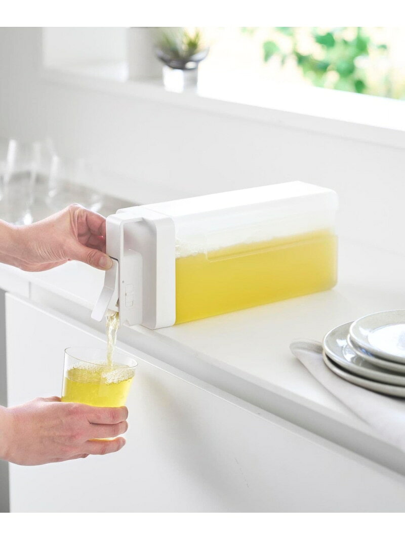 tower 冷水筒ジャグ2.2L studio CLIP スタディオクリップ 食器・調理器具・キッチン用品 その他の食器・調理器具・キッチン用品 ホワイト[Rakuten Fashion]