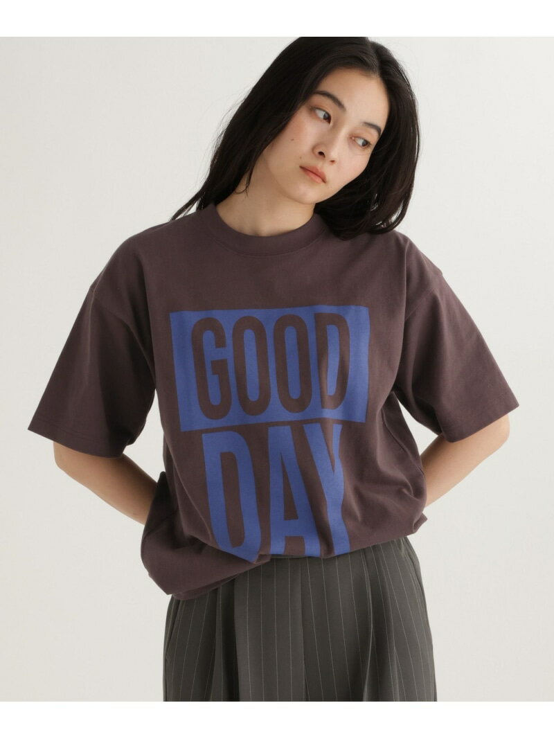樂天商城 - 【daily CLIP】BIGロゴルーズTシャツ daily CLIP スタディオクリップ トップス カットソー・Tシャツ ブラウン ホワイト グレー【送料無料】[Rakuten Fashion]