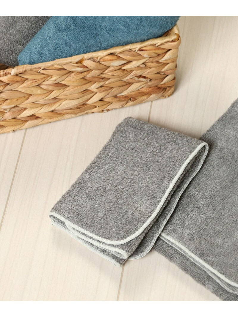 Rakuten - 《HOUSEHOLD GOODS》ふっくら抗菌ウォッシュタオル studio CLIP スタディオクリップ インテリア・生活雑貨 タオル グレー ネイビー[Rakuten Fashion]