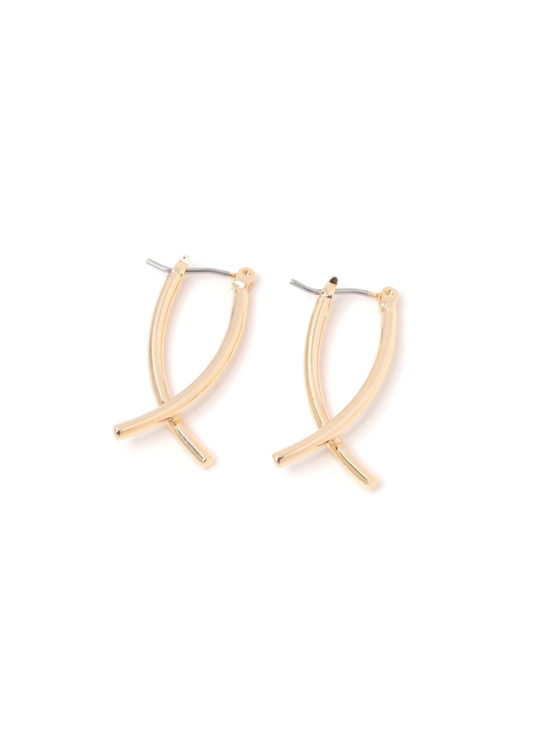 乐天商城 - 【SALE／30%OFF】メタルクロスピアス studio CLIP スタディオクリップ アクセサリー・腕時計 ピアス ゴールド シルバー【RBA_E】[Rakuten Fashion]