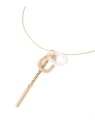 【SALE/30%OFF】スライドWリングネックレス studio CLIP スタディオクリップ アクセサリー・腕時計 ネックレス ゴールド シルバー【RBA_...