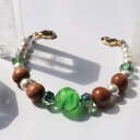 羽織紐 とんぼ玉 クリスタルガラス 大阪 工芸品 男女兼用 緑 グリーン