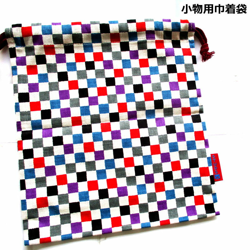 乐天商城 - 小物巾着袋 市松 マルチ和柄 巾着 小物BAG
