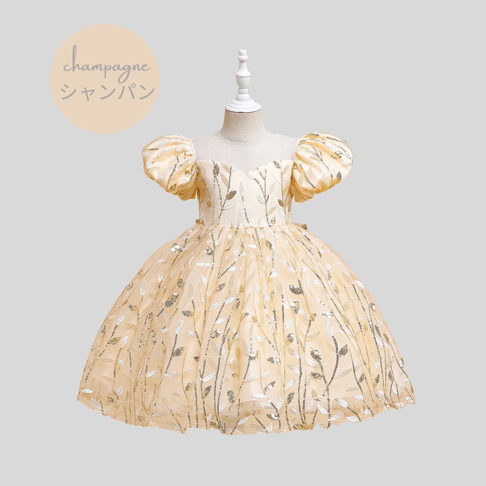 子供ドレス フラワーガール ベビードレス ワンピース 結婚ドレス ピアノ発表会 子どもドレス フォーマ会 ドレス 　コンクール 七五三 ひざ丈 ドレス ダンス衣装 ダークピンク シャンパン　ホワイト　ワインレッド　ノースリーブ リボン 110　120　130　140　150 2