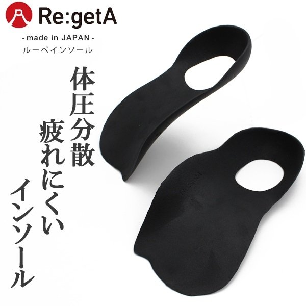 リゲッタ Re:getA Loupe ルーペ インソール 体圧分散 疲れにくい 姿勢 安定 中敷き 仕事 スポーツ 立ち..