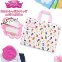 ディズニー プリンセス お姫様 キルティング レッスン バッグ 入園 入学 新学期 登園 通学 お稽古 かばん 絵本袋 小学生 幼稚園 学童 メール便送料無料