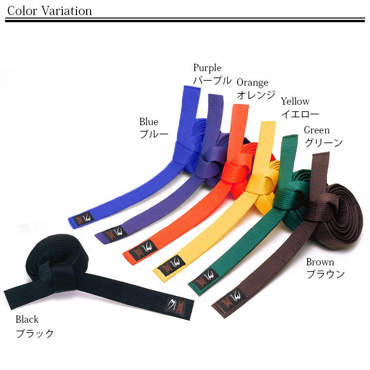 BODYMAKER ボディメーカー 　色帯　空手 格闘技 昇級 武術 送料無料
