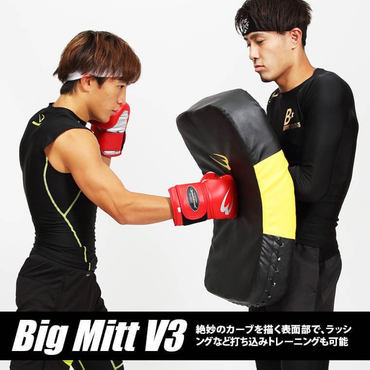 BODYMAKER ボディメーカー ビッグミット V3ボクシング 格闘技 キック トレーニング 総合格闘技 フィットネス エクササイズ