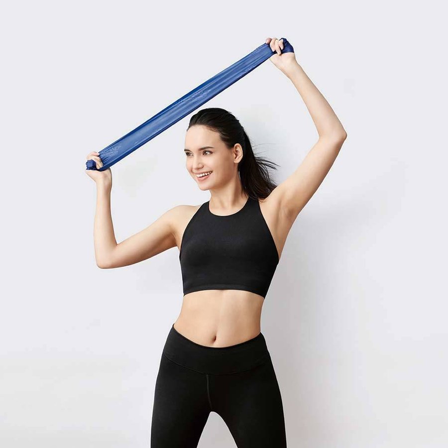 D＆M ディーアンドエム　THERABAND(セラバンド) フォーエントリー 1m 強度レベル+2 ブルー #TBE-4 2