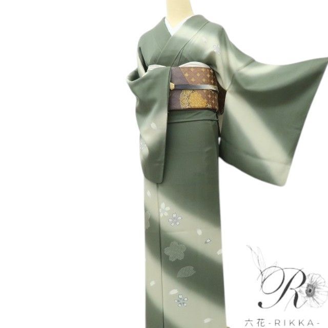 六花-RIKKA- 美品 正絹 トールサイズ 訪問着 着物 A4355 リサイクル着物