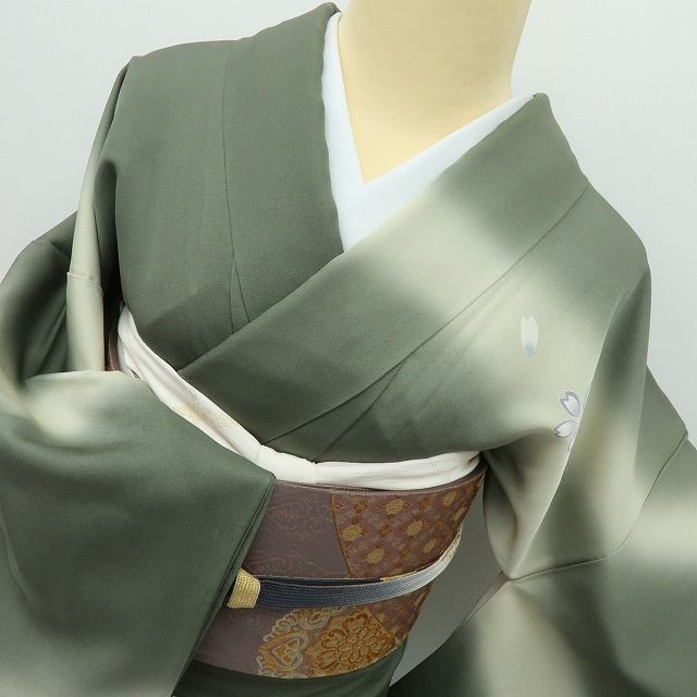 ゆめsakuの《20%OFFクーポン★期間限定》【中古】六花-RIKKA- 美品 正絹 トールサイズ 訪問着 着物 A4355 リサイクル着物｜アングル3