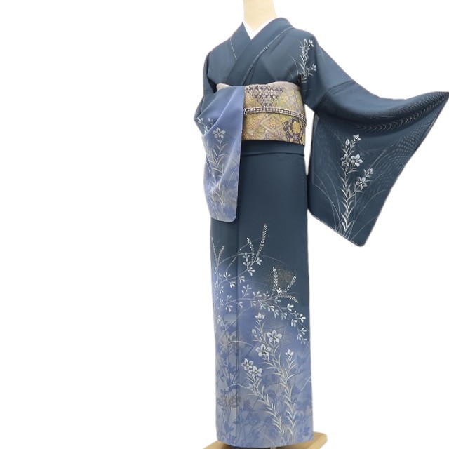 楽天市場】夏着物 桔梗の通販