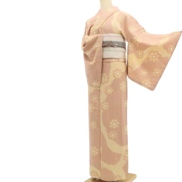楽天市場】浴衣 絞り（カラーオレンジ）（レディースファッション）の通販