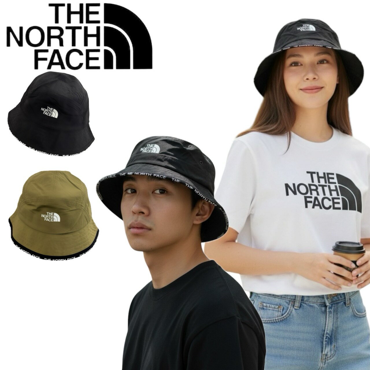 ザ ノースフェイス The North Face 帽子 バケット ハット バケツ NF0A7WHA ナイロン メンズ レディース プリントロゴ THE NORTH FACE CYPRESS BUCKET