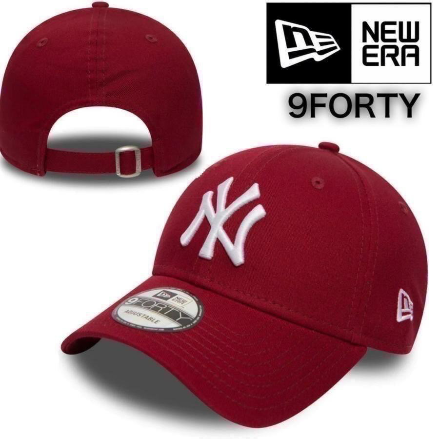 楽天市場】new era 9forty（カラーワインレッド）の通販