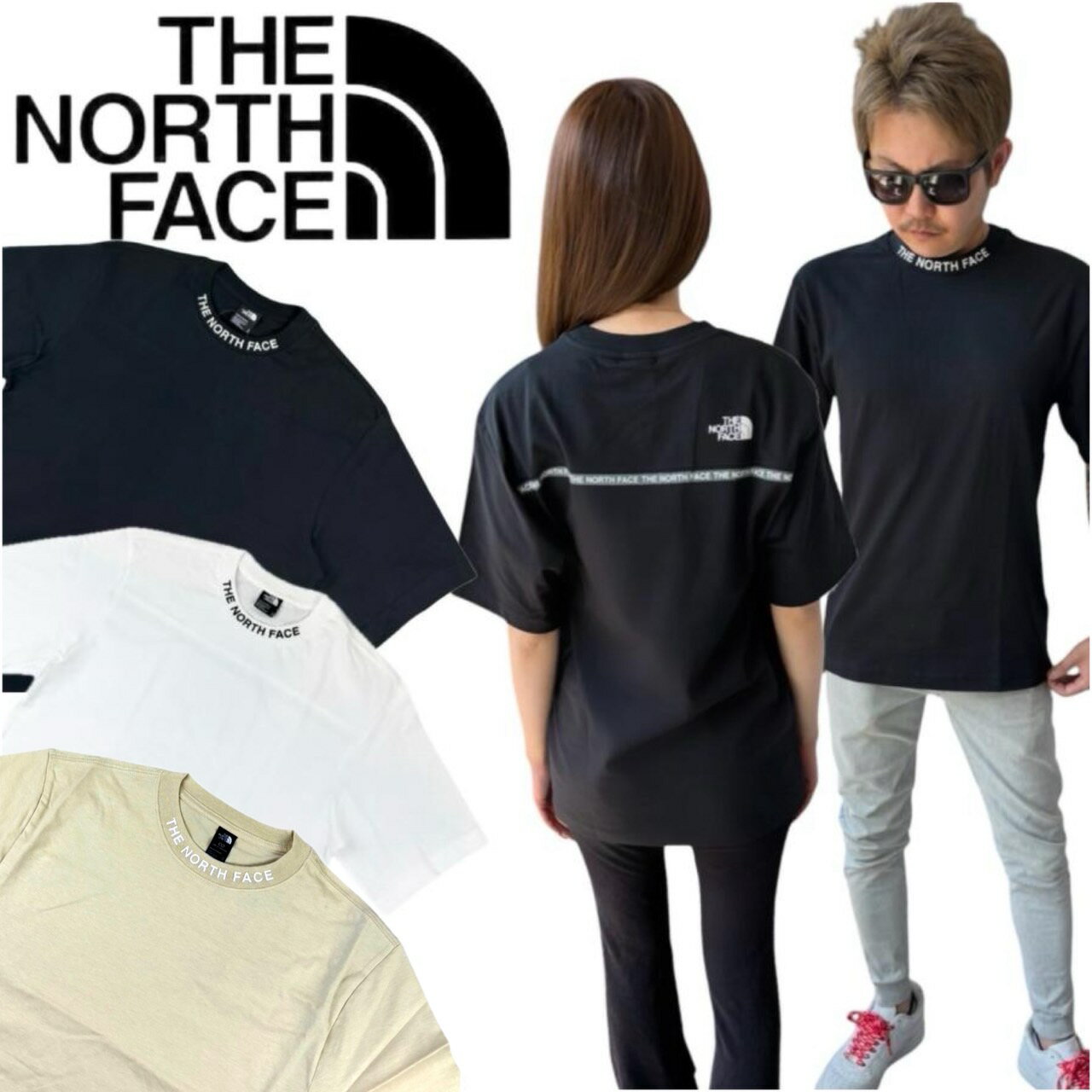 ザ ノースフェイス The North Face Tシャツ 半袖 首元ロゴ メンズ NF0A8GUY ズーム トップス 丸首 THE NORTH FACE S/S MENS ZUMU TEE