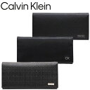 カルバン・クライン 長財布 メンズ カルバンクラインCalvin Klein 財布 長財布 小銭入れ 31CK190001/3/5 レザー アクセサリー ブラック 小物 ビジネス カジュアル 箱付き