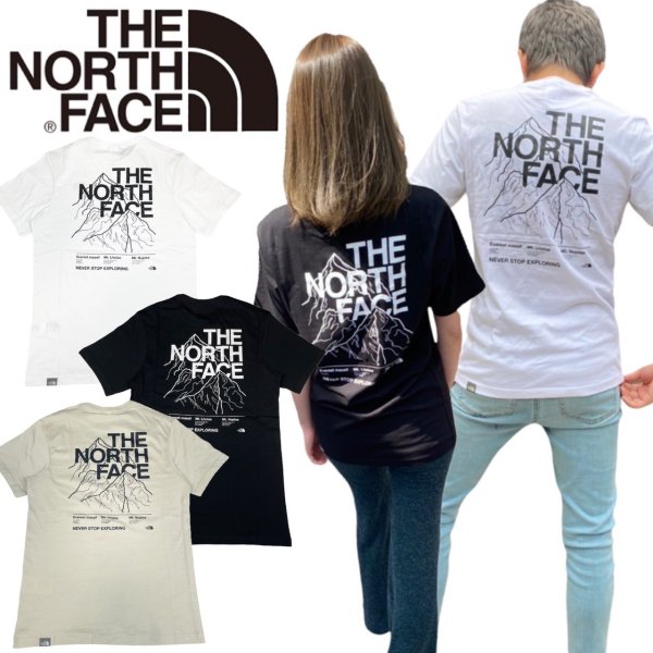ザ ノースフェイス 半袖 Tシャツ NF0A7Z9K バックロゴ トップス メンズ レディース ロゴ THE NORTH FACE M SS MOUNTAIN OUTLINE TEE