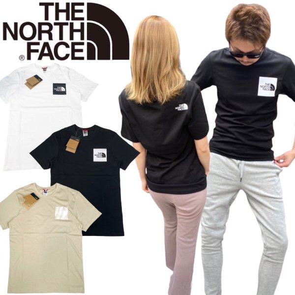 ノースフェイス Tシャツ 半袖 ファイン NF00CEQ5 前ボックス メンズ レディース ボックスロゴ THE NORTH FACE S/S FINE TEE