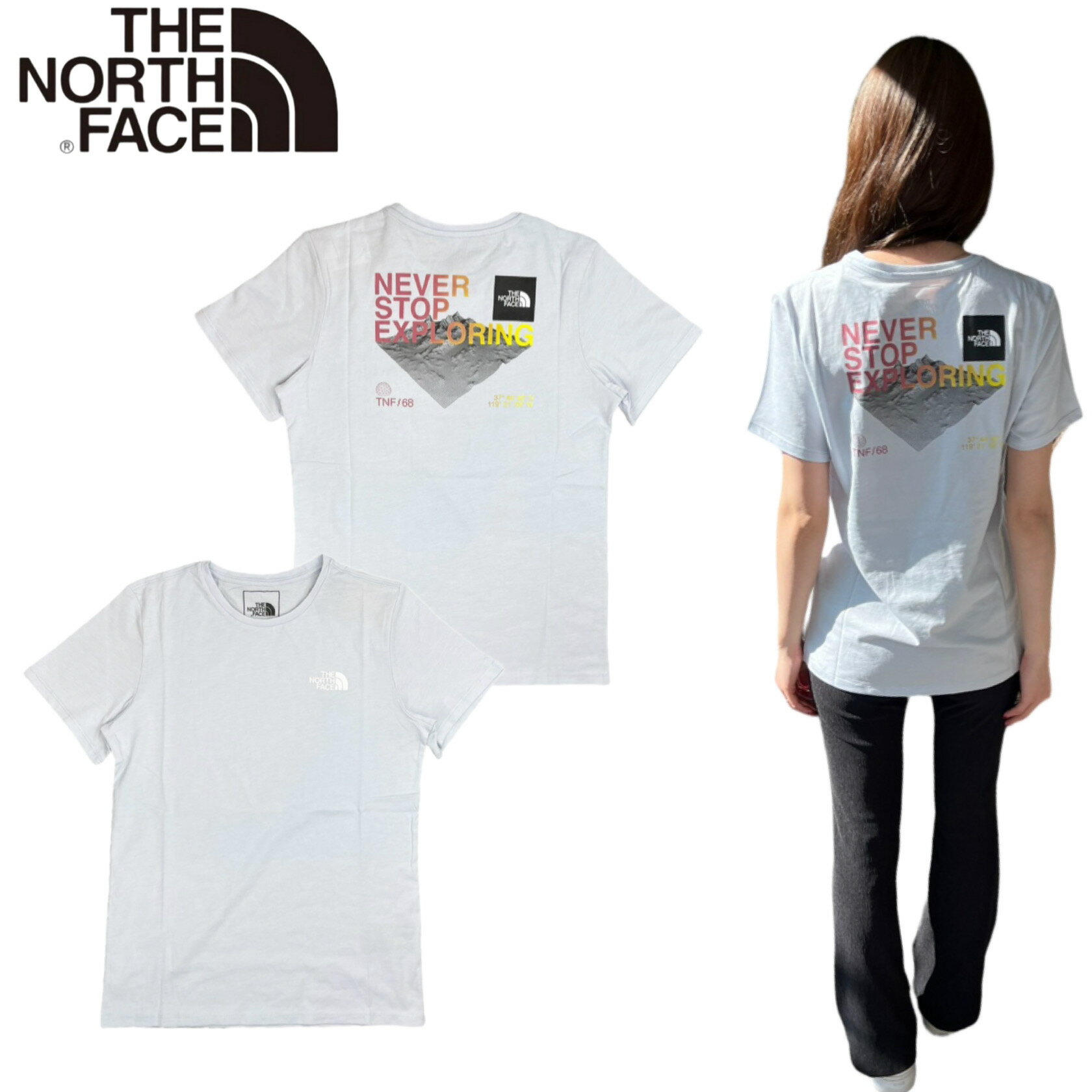 ザ ノースフェイス The North Face 半袖 Tシャツ レディース NF0A86XR クルーネック バックロゴ THE NORTH FACE W FOUNDATION GRAPHIC TEE