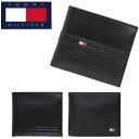 トミーヒルフィガー Tommy Hilfiger 財布 小銭入れ付き 折財布 ミニ財布 31TL25X001/003/023 ブラック メンズ コンパクト 小物 レザー 専用箱付き