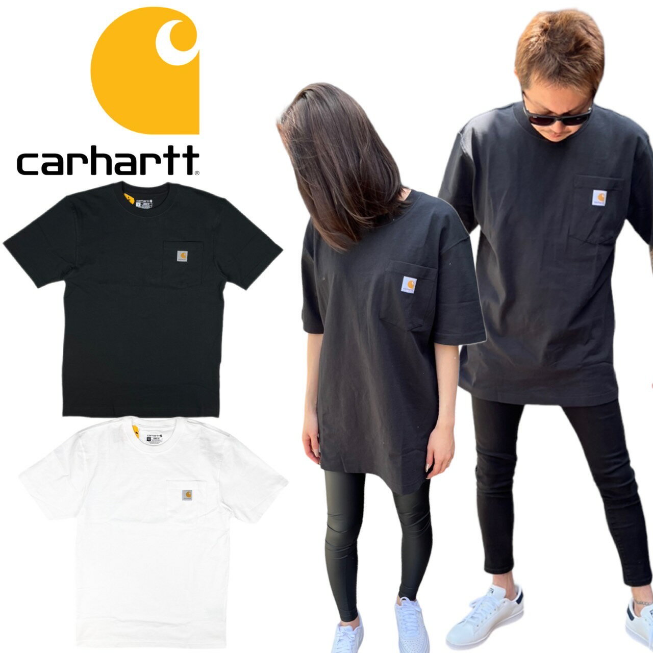 ★20SS新作★CARHARTT★S/S POCKET LOOSE T-SHIRT_7色 ☆20SS新作☆CARHARTT☆S/S POCKET LOOSE T-SHIRT_7色 Carhartt