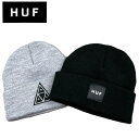 ハフ HUF キャップ ニット帽子 ビーニー BN00089/BN00090 メンズ レディース ストリート ボックスロゴ 三角ロゴ カジュアル フリーサイズ HUF BEANIE