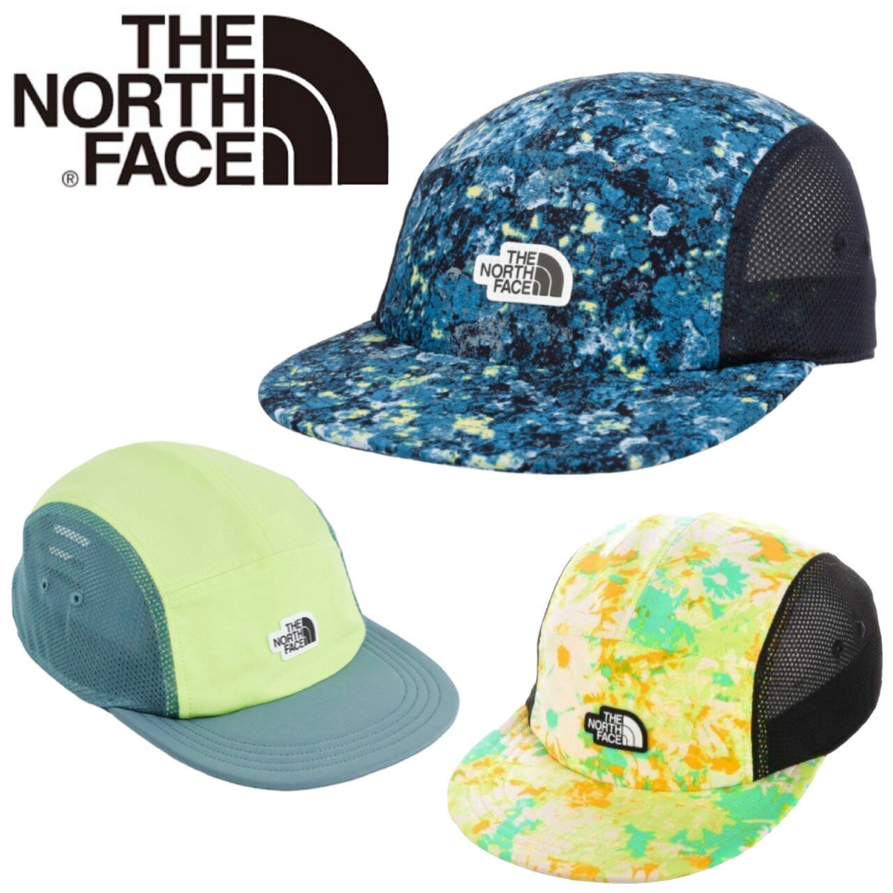 ザ ノースフェイス キャップ 帽子 NF0A5FXJ メッシュキャップ FlashDry ワンサイズ ロゴ 海 登山 ユニセックス THE NORTH FACE CLASS V CAMP HAT