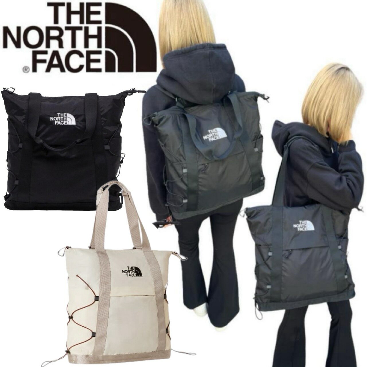 ザ ノースフェイス The North Face かばん リュック ショルダーバッグ トート NF0A52SV ブラック レディース メンズ THE NORTH FACE BOREALIS TOTE