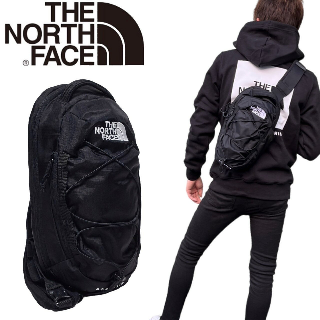 ザ・ノース・フェイス ボディバッグ メンズ ザ ノースフェイス The North Face カバン ショルダーバッグ ボディバッグ ブラック NF0A52UP メンズ レディース THE NORTH FACE BOREALIS SLING