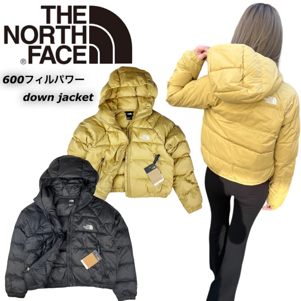 ザ ノースフェイス The North Face ダウンジャケット アウター NF0A5GGG レディース 600フィル 刺繍ロゴ THE NORTH FACE W HYDRENLTE DWN HDY