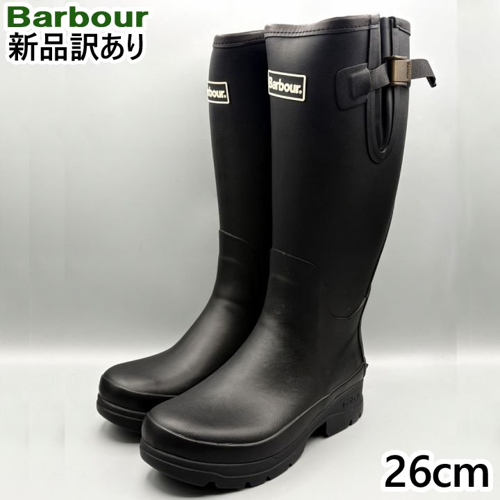 Rakuten - BARBOUR レインブーツ ブラック JP26cm/UK7/US8 バブアー テンペスト TEMPEST メンズ/男性用 MRF0016BK31 バブアー (bb5)