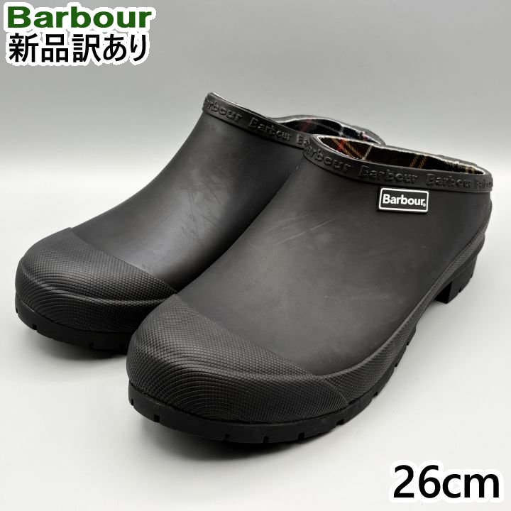 Rakuten - BARBOUR レインブーツ ブラック JP26cm/UK7/US8 バブアー クイン QUINN メンズ/男性用 MHF0001BK31 バブアー (bb21)